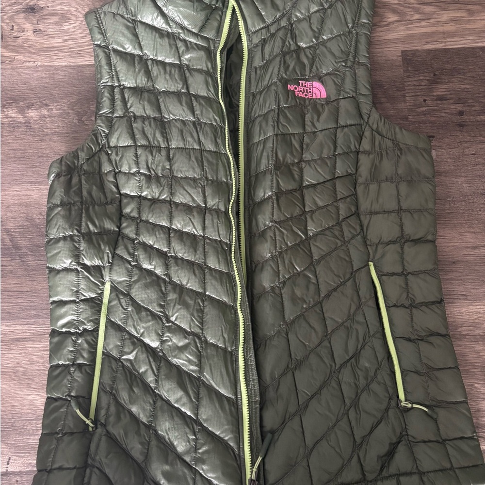 The North Face Olive Quilted Jacket